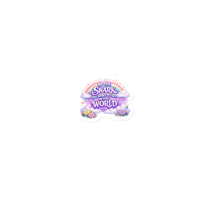 Be the Snark Magnet — White / 3″×3″