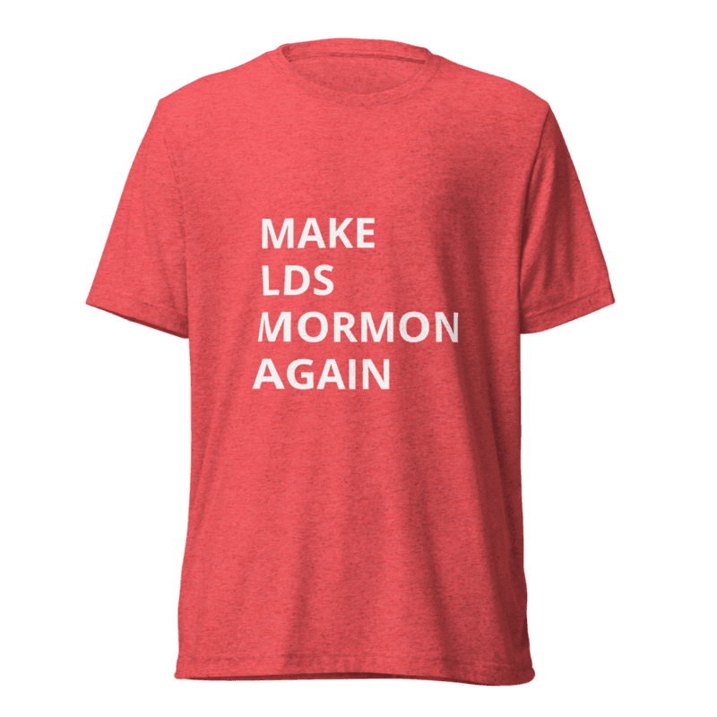 MLM Again Shirt — Red Triblend / XS