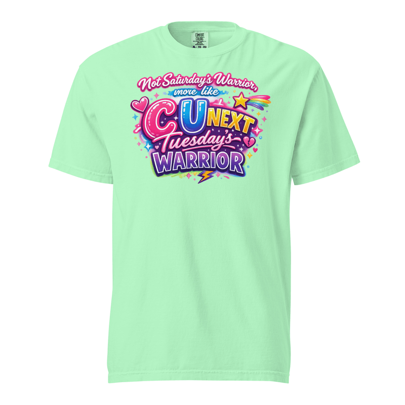 Tuesday’s Warrior Unisex garment-dyed heavyweight t-shirt — Island Reef / S