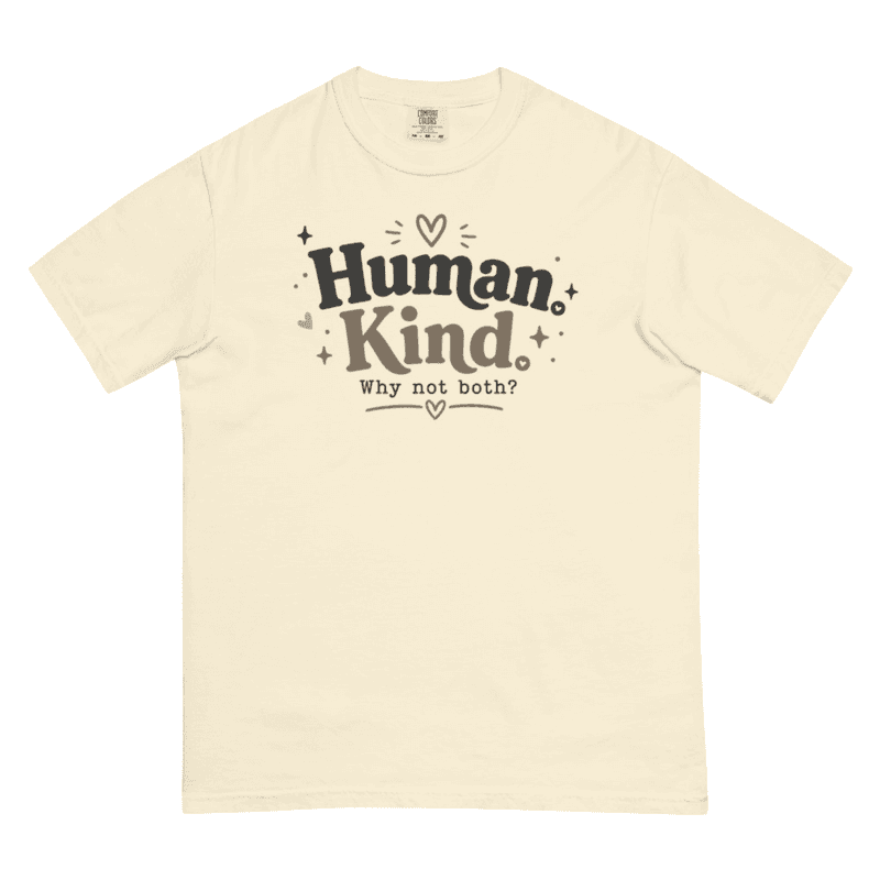 Human kind tshirt — Ivory / S