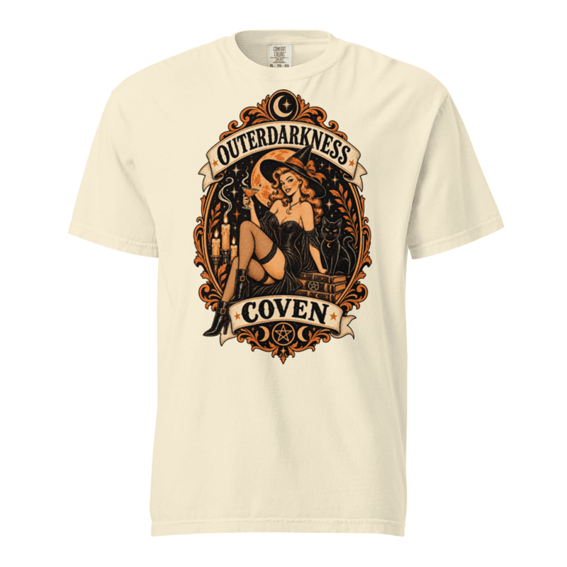 Outerdarkness Coven tshirt — Ivory / S