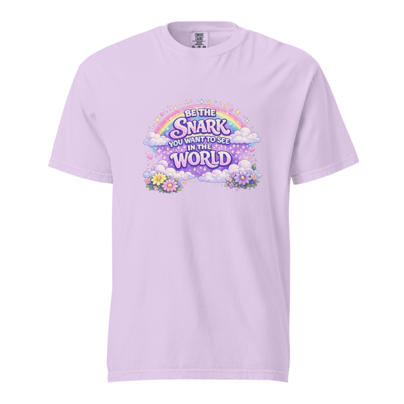 Be the Snark Unisex garment-dyed heavyweight t-shirt — Orchid / S