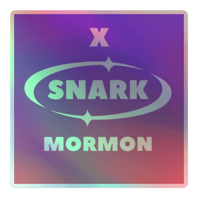 Holographic Snark Logo — Grey / 5.5″×5.5″