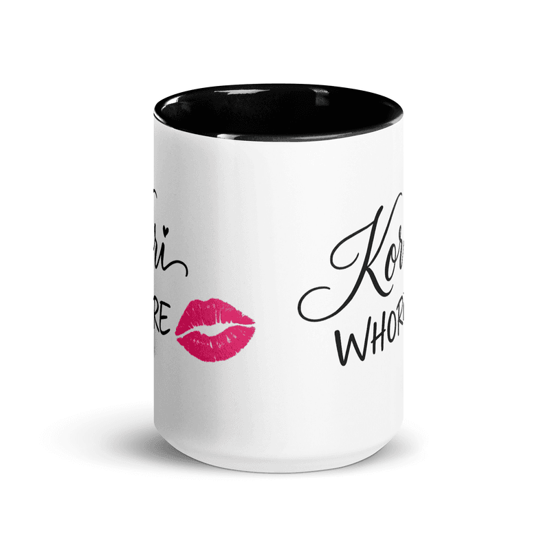 Korihor Mug with Color Inside — Black / 15 oz