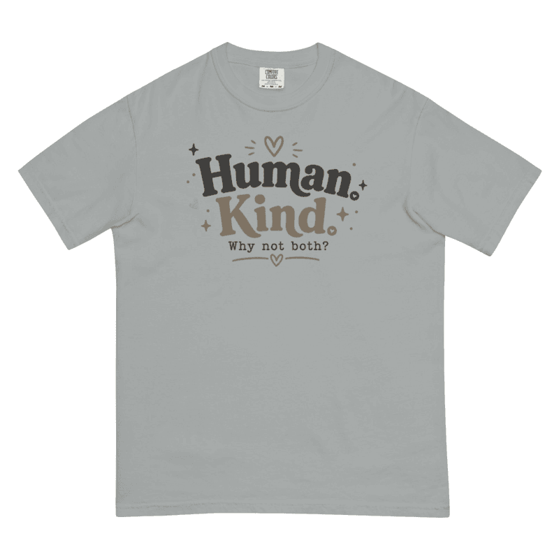 Human kind tshirt — Granite / S