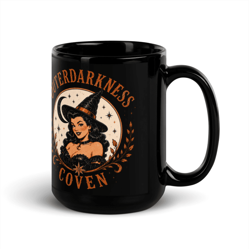 Outerdarkness Coven Mug — Black / 15 oz