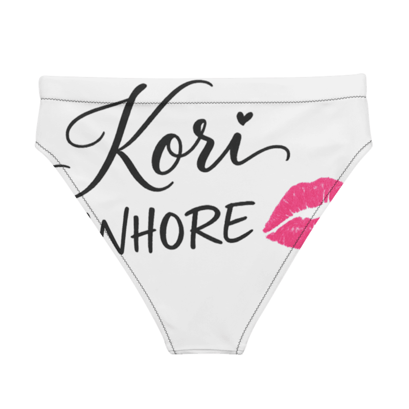 Korihor Recycled high-waisted bikini bottom — White / XS